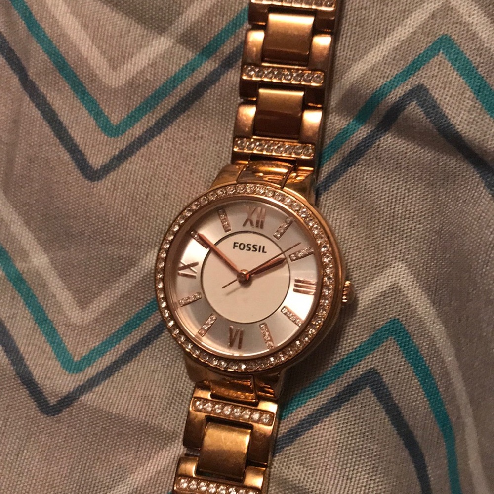 Small fossil watch